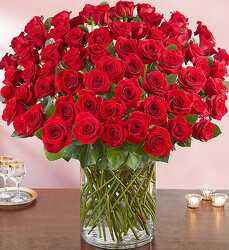 100 Rose Bouquet from Beecher Florists, flower delivery in Beecher