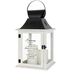 A Memory 3 Pillar Candle Lantern from Beecher Florist, flower delivery in Beecher