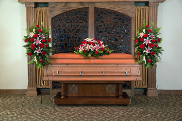 Finest Rememberance Easel Package from Beecher Florists, flower delivery in Beecher