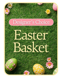 Designer's Choice Easter Basket from Beecher Florist, flower delivery in Beecher