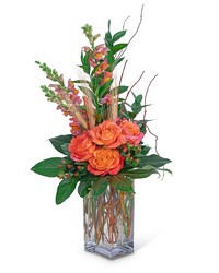 Captivating Coral from Beecher Florists, flower delivery in Beecher