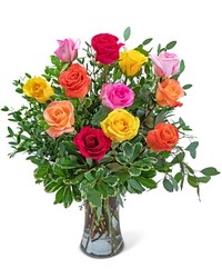 One Dozen Vibrant Roses from Beecher Florists, flower delivery in Beecher