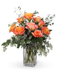 Free Spirit Roses (9) from Beecher Florists, flower delivery in Beecher