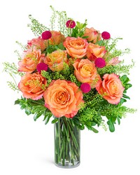 One Dozen Wild and Free Spirit Roses from Beecher Florists, flower delivery in Beecher