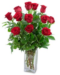 Classic Dozen Red Roses from Beecher Florists, flower delivery in Beecher
