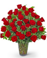 Three Dozen Elegant Red Roses from Beecher Florists, flower delivery in Beecher