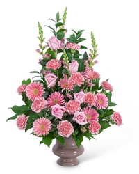 Forever Adored Urn from Beecher Florists, flower delivery in Beecher