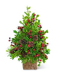 Adorned Boxwood Tree from Beecher Florists, flower delivery in Beecher