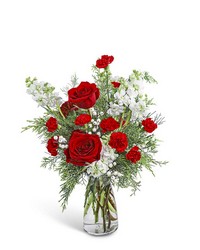 Snow-Kissed Vibe from Beecher Florist, flower delivery in Beecher