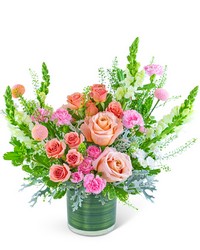 Rosy Coral Sundance from Beecher Florists, flower delivery in Beecher